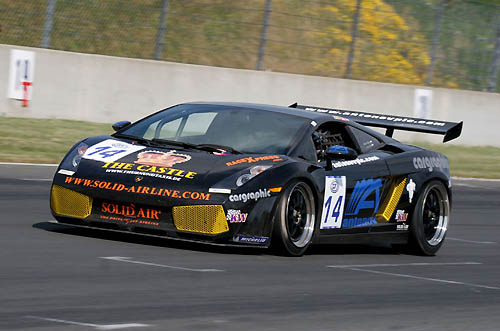 Marius Ritskes met Lamborghini Gallardo